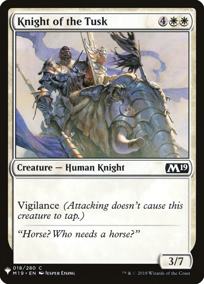Knight of the Tusk [Mystery Booster] | Dragon's Lair Comics and Fantasy Houston TX