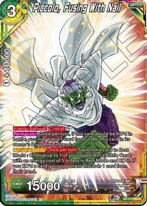 Piccolo, Fusing With Nail (BT17-139) [Ultimate Squad] | Dragon's Lair Comics and Fantasy Houston TX