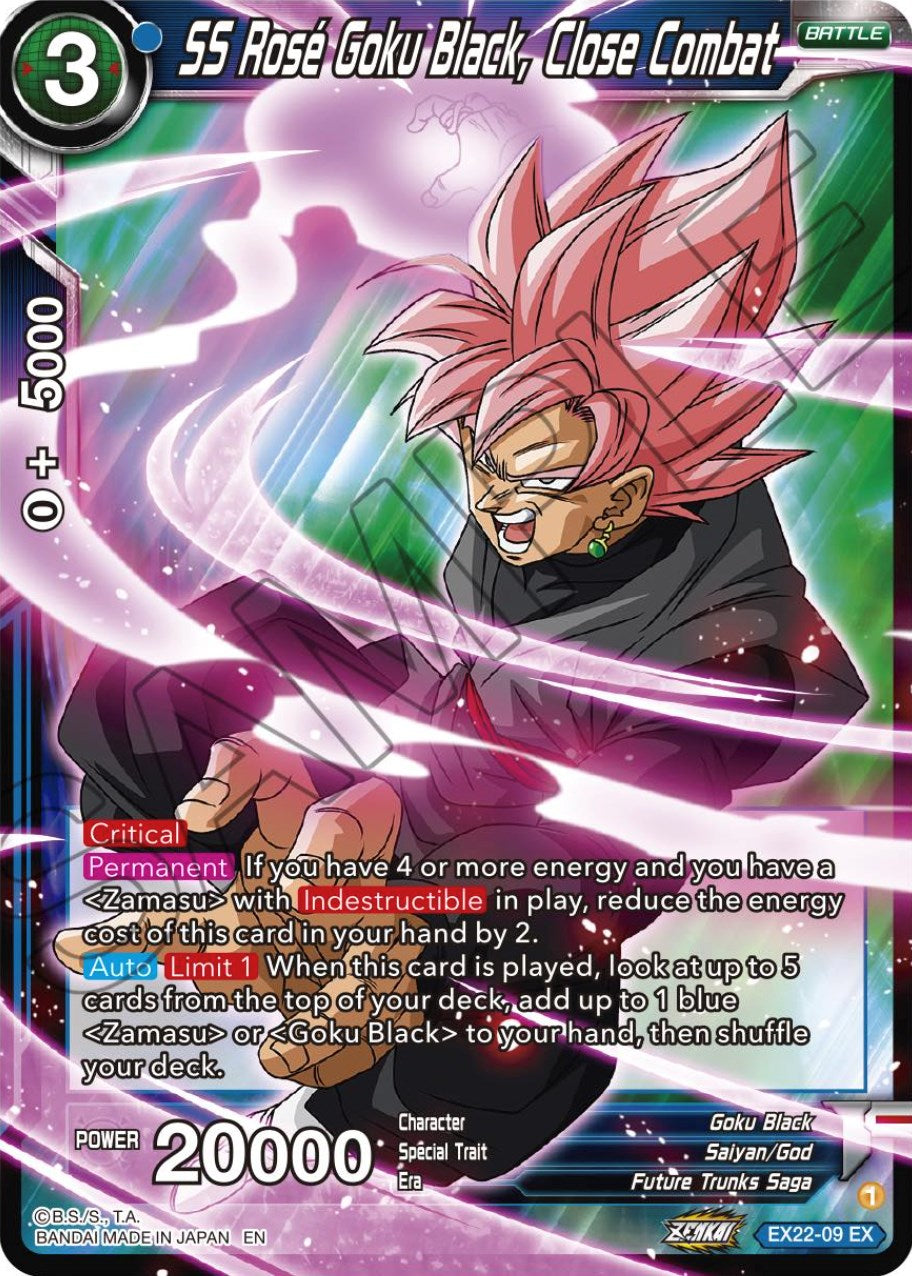 SS Rose Goku Black, Close Combat (EX22-09) [Ultimate Deck 2023] | Dragon's Lair Comics and Fantasy Houston TX