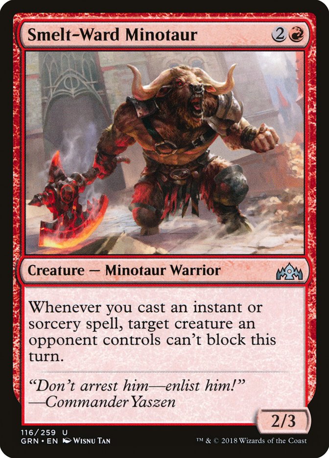 Smelt-Ward Minotaur [Guilds of Ravnica] | Dragon's Lair Comics and Fantasy Houston TX