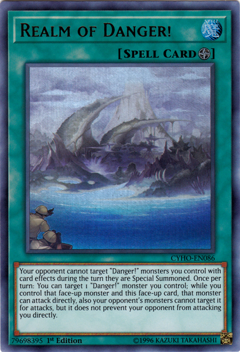 Realm of Danger! [CYHO-EN086] Ultra Rare | Dragon's Lair Comics and Fantasy Houston TX
