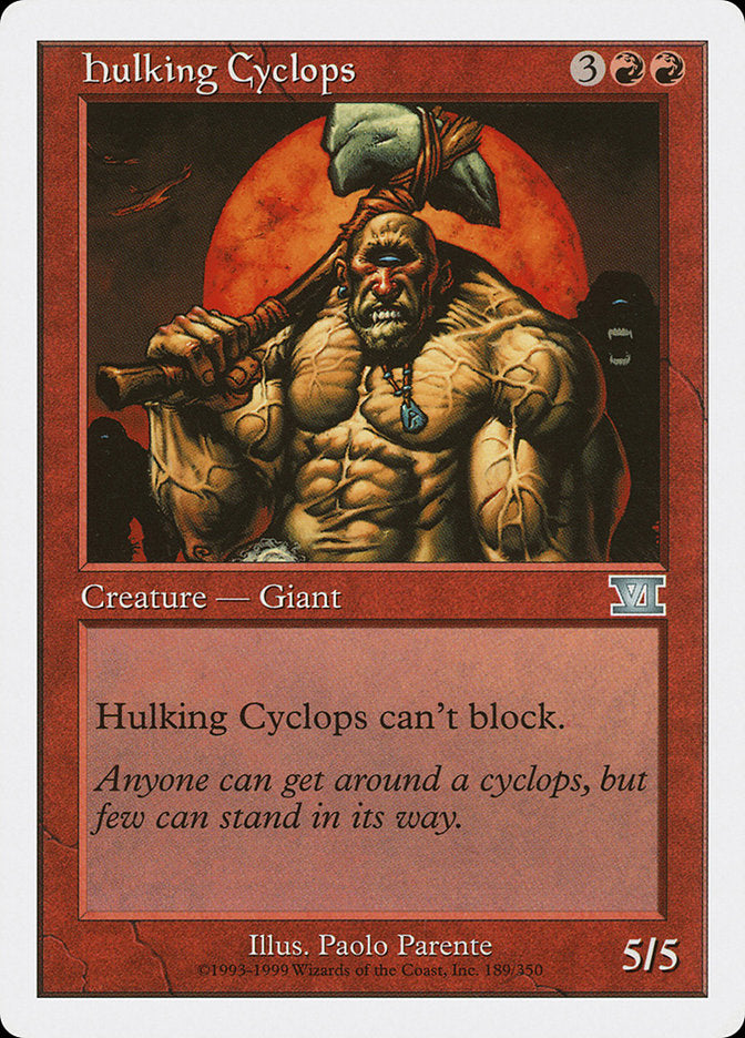 Hulking Cyclops [Classic Sixth Edition] | Dragon's Lair Comics and Fantasy Houston TX
