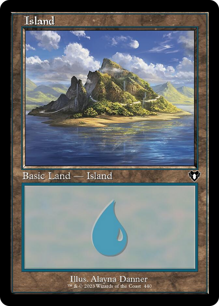 Island (440) (Retro) [Commander Masters] | Dragon's Lair Comics and Fantasy Houston TX