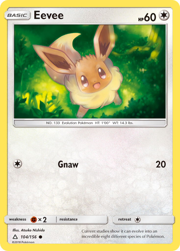 Eevee (104/156) [Sun & Moon: Ultra Prism] | Dragon's Lair Comics and Fantasy Houston TX