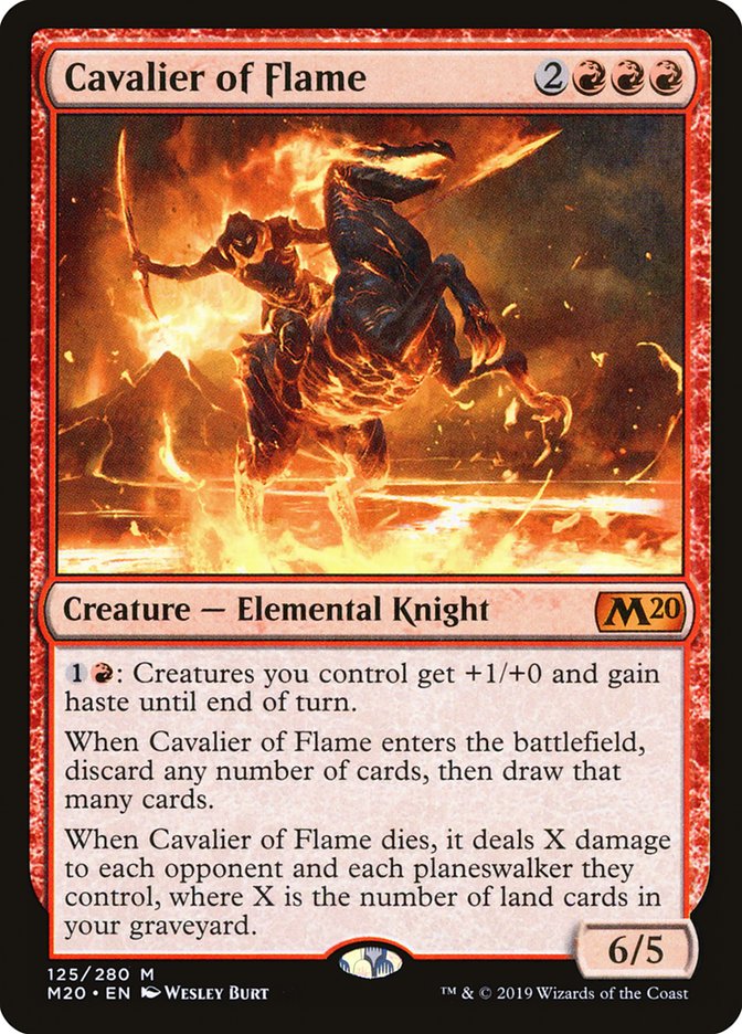 Cavalier of Flame [Core Set 2020] | Dragon's Lair Comics and Fantasy Houston TX
