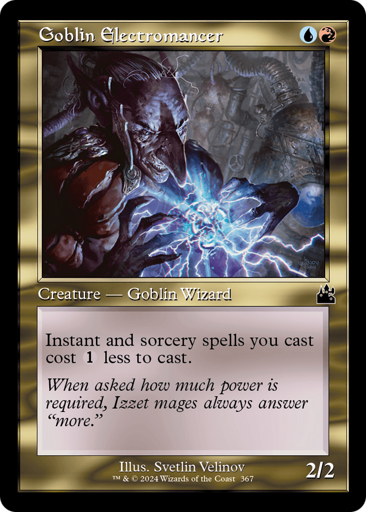 Goblin Electromancer (Retro Frame) [Ravnica Remastered] | Dragon's Lair Comics and Fantasy Houston TX