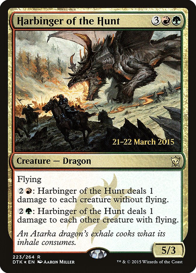 Harbinger of the Hunt [Dragons of Tarkir Prerelease Promos] | Dragon's Lair Comics and Fantasy Houston TX