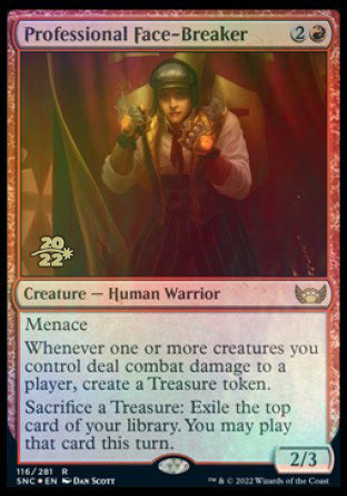 Professional Face-Breaker [Streets of New Capenna Prerelease Promos] | Dragon's Lair Comics and Fantasy Houston TX