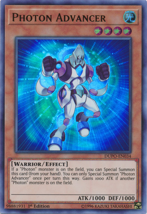 Photon Advancer [DUPO-EN034] Ultra Rare | Dragon's Lair Comics and Fantasy Houston TX