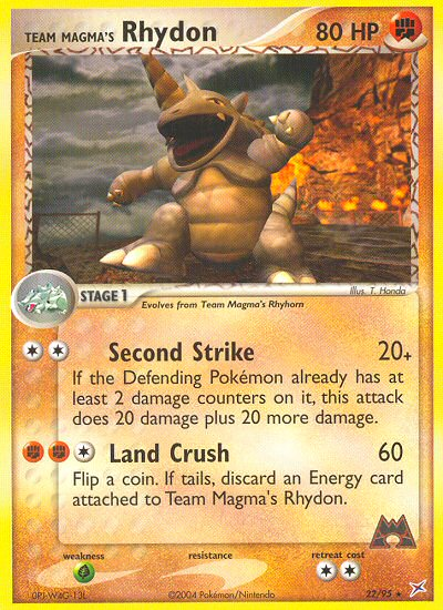 Team Magma's Rhydon (22/95) [EX: Team Magma vs Team Aqua] | Dragon's Lair Comics and Fantasy Houston TX