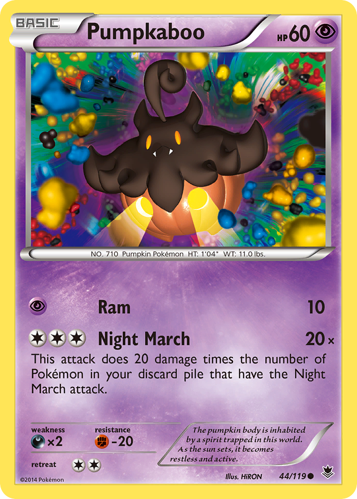 Pumpkaboo (44/119) [XY: Phantom Forces] | Dragon's Lair Comics and Fantasy Houston TX