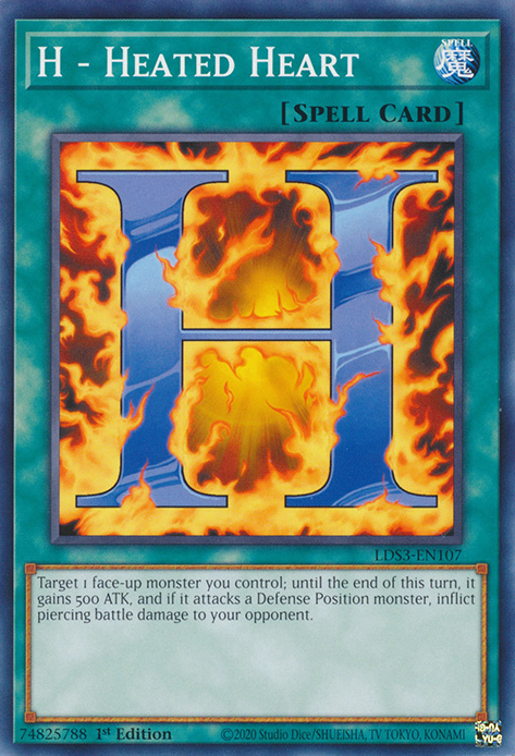 H - Heated Heart [LDS3-EN107] Common | Dragon's Lair Comics and Fantasy Houston TX