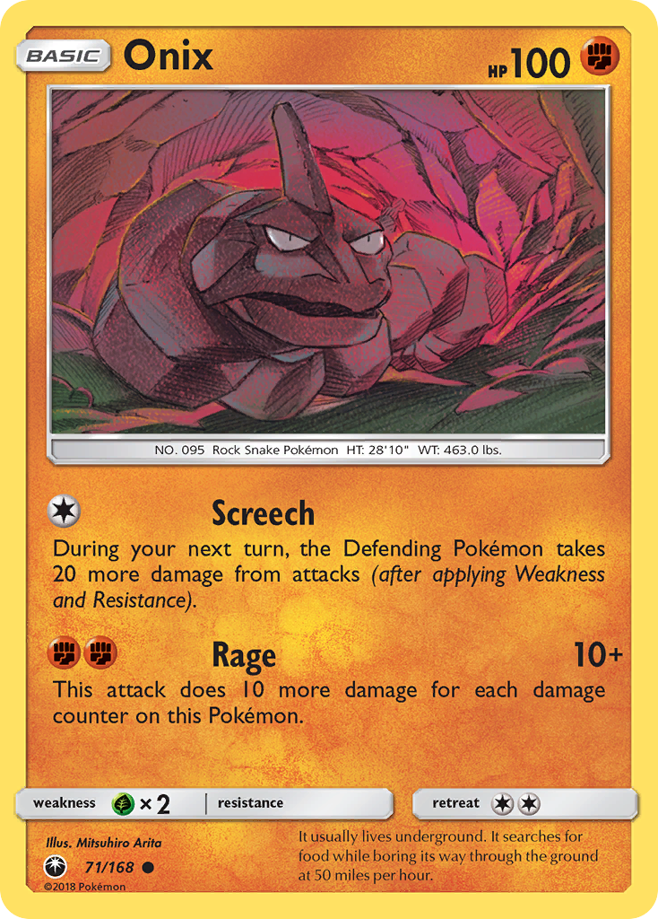 Onix (71/168) [Sun & Moon: Celestial Storm] | Dragon's Lair Comics and Fantasy Houston TX
