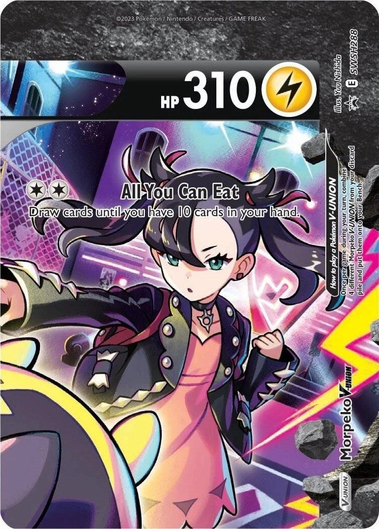 Morpeko V-Union (SWSH288) [Sword & Shield: Black Star Promos] | Odin's Place