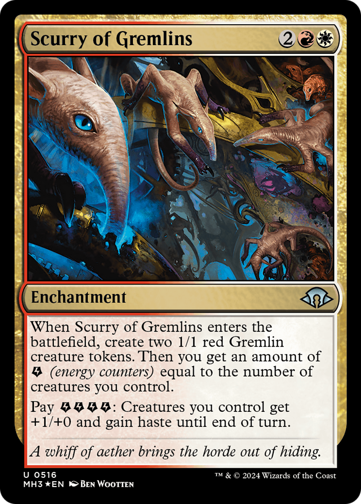 Scurry of Gremlins (Ripple Foil) [Modern Horizons 3] | Dragon's Lair Comics and Fantasy Houston TX