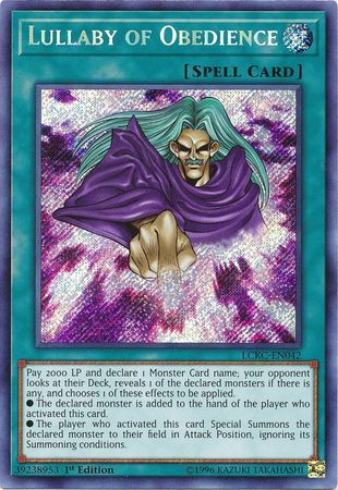 Lullaby of Obedience [LCKC-EN042] Secret Rare | Dragon's Lair Comics and Fantasy Houston TX