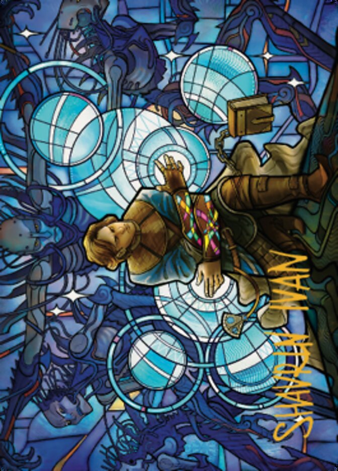 Raff, Weatherlight Stalwart Art Card (Gold-Stamped Signature) [Dominaria United Art Series] | Dragon's Lair Comics and Fantasy Houston TX