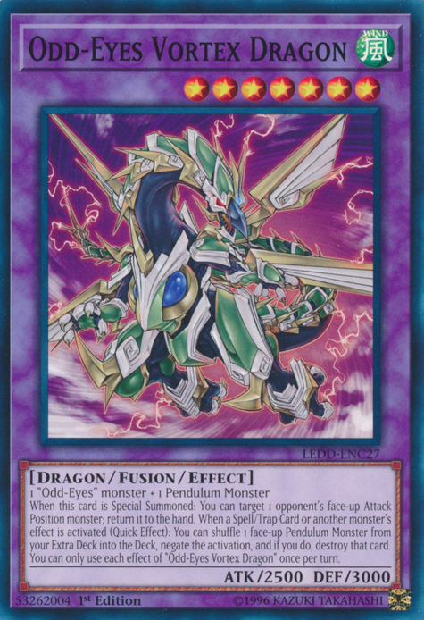 Odd-Eyes Vortex Dragon [LEDD-ENC27] Common | Dragon's Lair Comics and Fantasy Houston TX