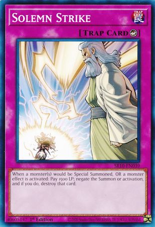 Solemn Strike [SR10-EN039] Common | Dragon's Lair Comics and Fantasy Houston TX