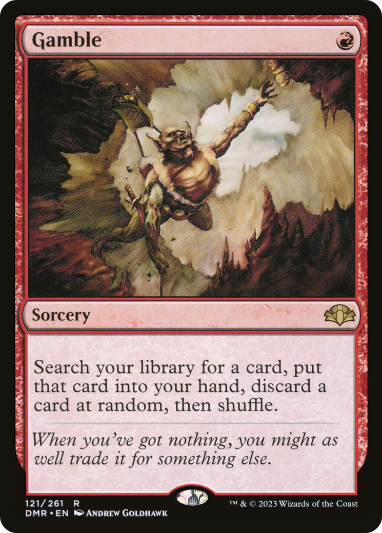 Gamble [Dominaria Remastered] | Dragon's Lair Comics and Fantasy Houston TX