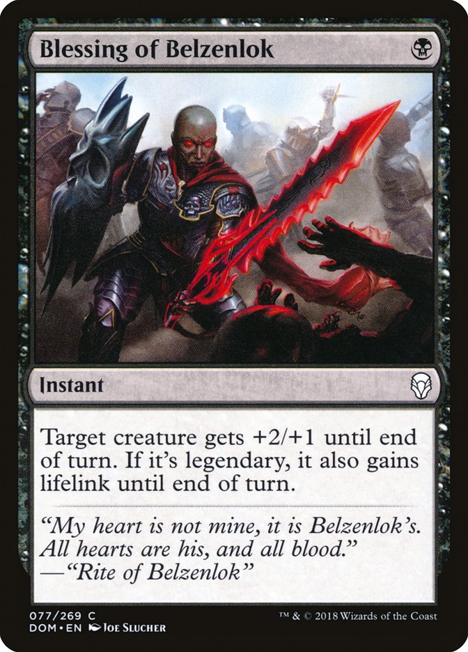 Blessing of Belzenlok [Dominaria] | Dragon's Lair Comics and Fantasy Houston TX