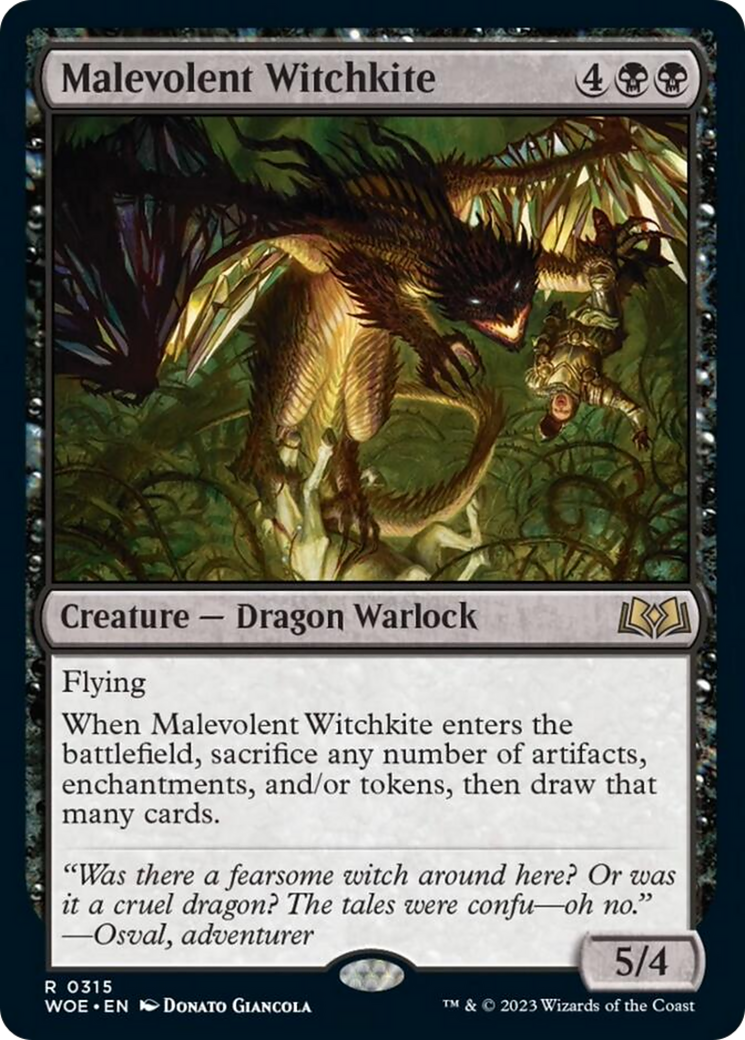 Malevolent Witchkite [Wilds of Eldraine] | Dragon's Lair Comics and Fantasy Houston TX