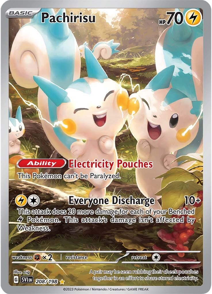 Pachirisu (208/198) [Scarlet & Violet: Base Set] | Dragon's Lair Comics and Fantasy Houston TX