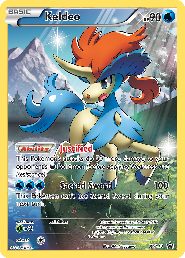 Keldeo (XY118) [XY: Black Star Promos] | Dragon's Lair Comics and Fantasy Houston TX
