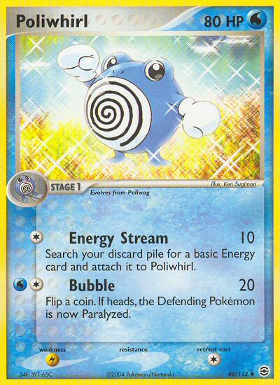 Poliwhirl (46/112) [EX: FireRed & LeafGreen] | Dragon's Lair Comics and Fantasy Houston TX