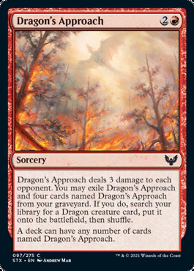 Dragon's Approach [Strixhaven: School of Mages] | Dragon's Lair Comics and Fantasy Houston TX