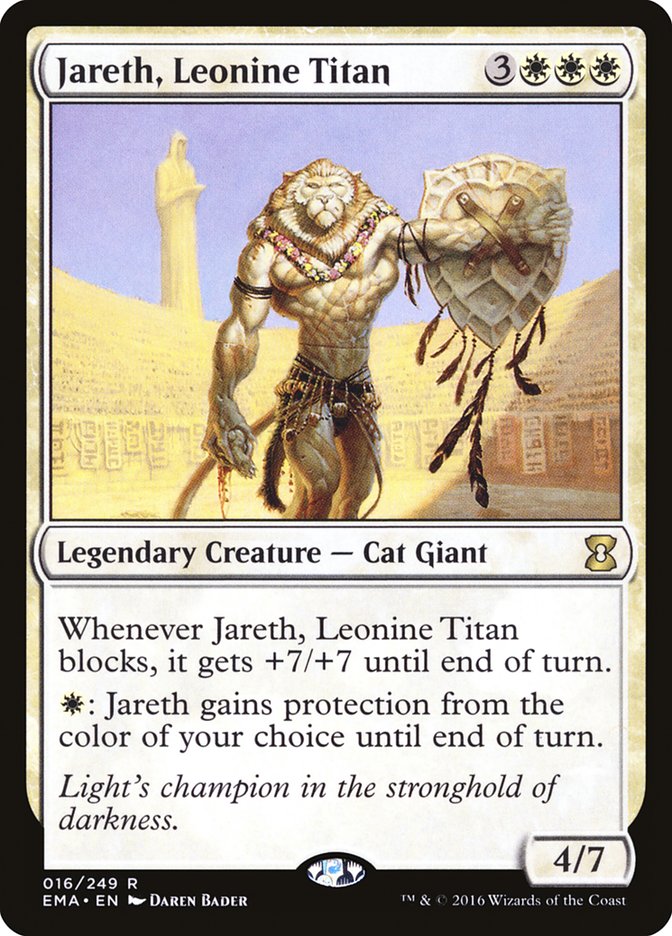 Jareth, Leonine Titan [Eternal Masters] | Dragon's Lair Comics and Fantasy Houston TX