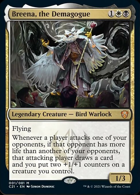 Breena, the Demagogue [Commander 2021] | Dragon's Lair Comics and Fantasy Houston TX