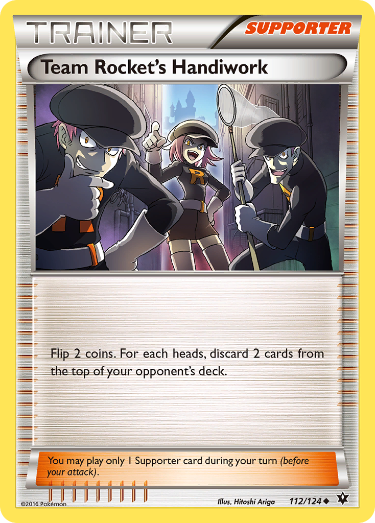 Team Rocket's Handiwork (112/124) [XY: Fates Collide] | Dragon's Lair Comics and Fantasy Houston TX