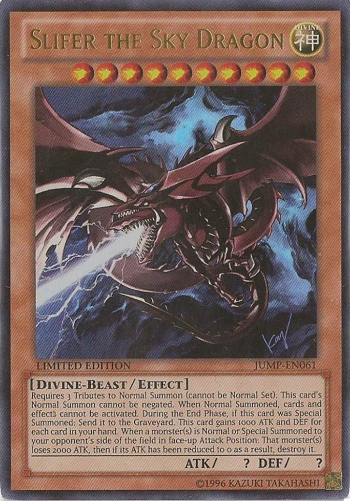 Slifer the Sky Dragon [JUMP-EN061] Ultra Rare | Dragon's Lair Comics and Fantasy Houston TX