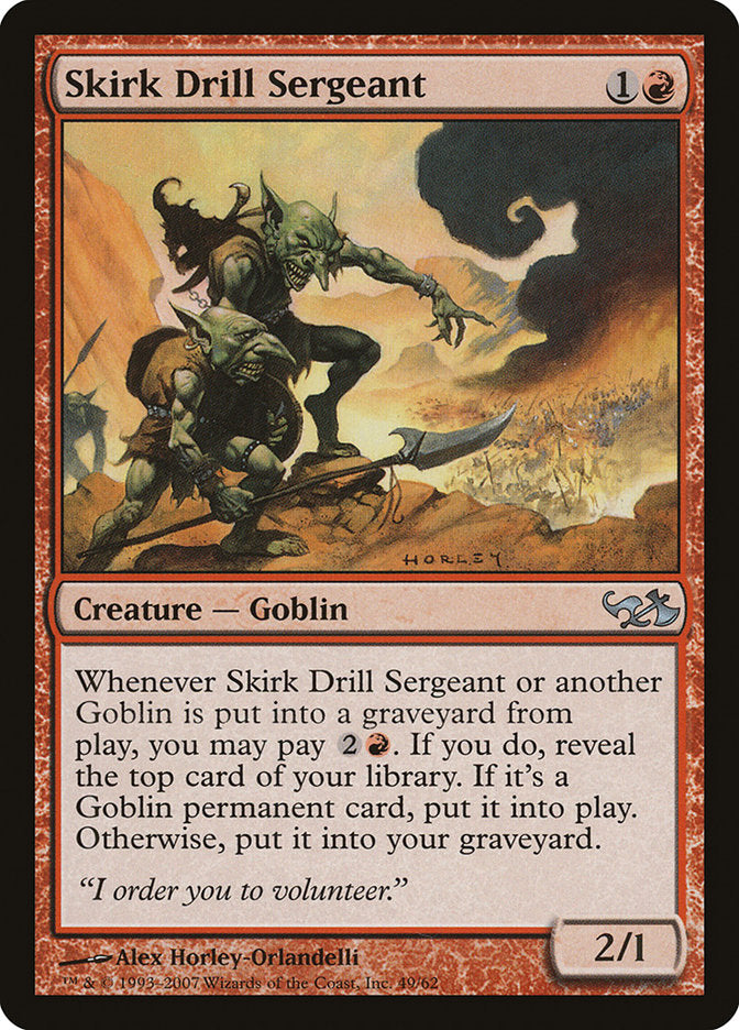 Skirk Drill Sergeant [Duel Decks: Elves vs. Goblins] | Dragon's Lair Comics and Fantasy Houston TX