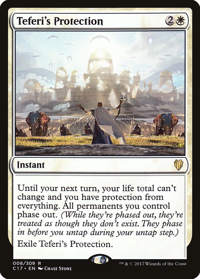 Teferi's Protection [Commander 2017] | Dragon's Lair Comics and Fantasy Houston TX