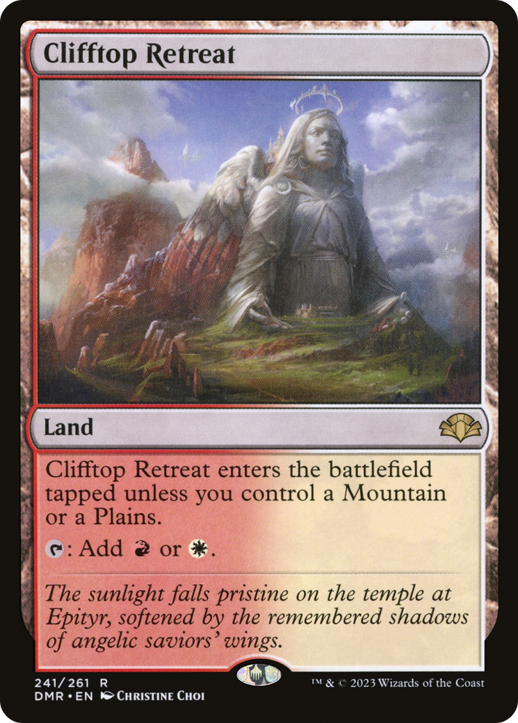 Clifftop Retreat [Dominaria Remastered] | Dragon's Lair Comics and Fantasy Houston TX