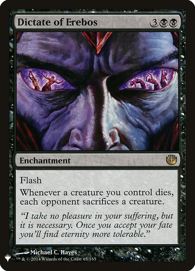 Dictate of Erebos [Mystery Booster] | Dragon's Lair Comics and Fantasy Houston TX