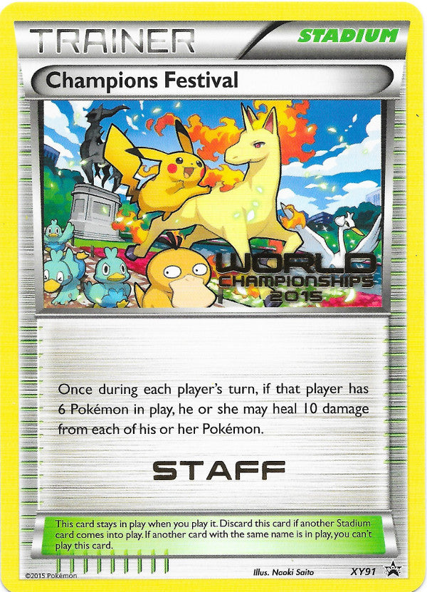 Champions Festival (XY91) (2015 Quarter Finalist) [XY: Black Star Promos] | Dragon's Lair Comics and Fantasy Houston TX