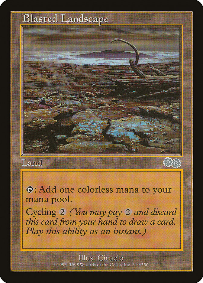 Blasted Landscape [Urza's Saga] | Dragon's Lair Comics and Fantasy Houston TX