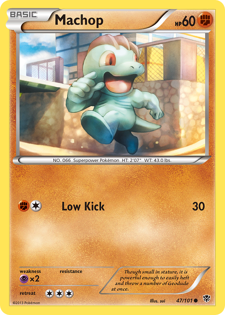 Machop (47/101) [Black & White: Plasma Blast] | Dragon's Lair Comics and Fantasy Houston TX