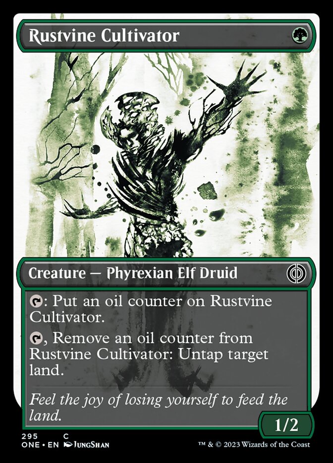 Rustvine Cultivator (Showcase Ichor) [Phyrexia: All Will Be One] | Dragon's Lair Comics and Fantasy Houston TX