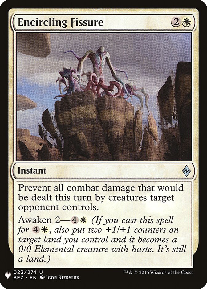 Encircling Fissure [Mystery Booster] | Dragon's Lair Comics and Fantasy Houston TX