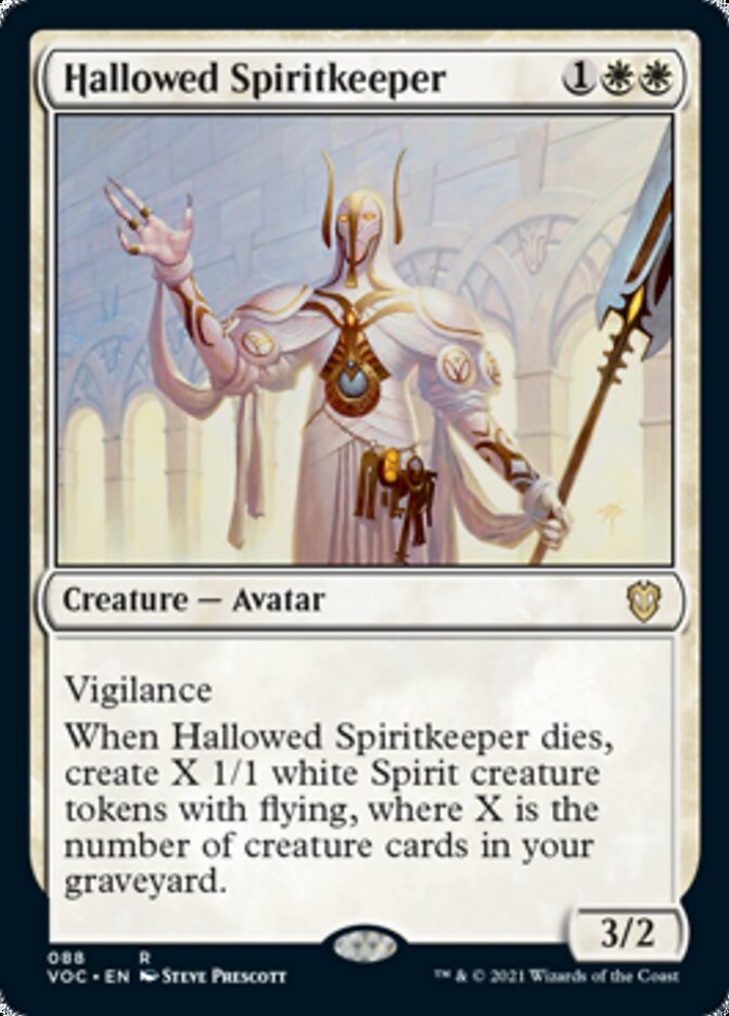 Hallowed Spiritkeeper [Innistrad: Crimson Vow Commander] | Dragon's Lair Comics and Fantasy Houston TX