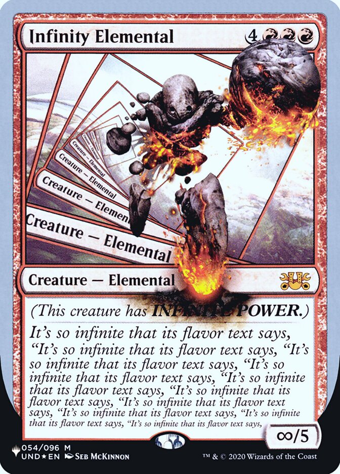 Infinity Elemental (Unfinity Foil Edition) [The List] | Dragon's Lair Comics and Fantasy Houston TX