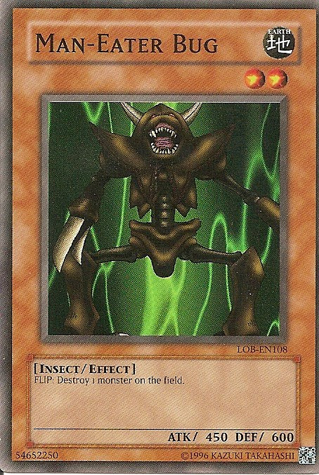 Man-Eater Bug [LOB-EN108] Super Rare | Dragon's Lair Comics and Fantasy Houston TX