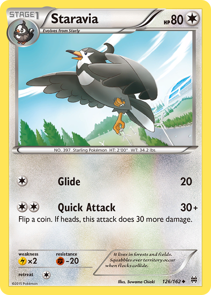Staravia (126/162) [XY: BREAKthrough] | Dragon's Lair Comics and Fantasy Houston TX