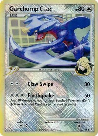 Garchomp C (60/147) (League Promo) [Platinum: Supreme Victors] | Dragon's Lair Comics and Fantasy Houston TX