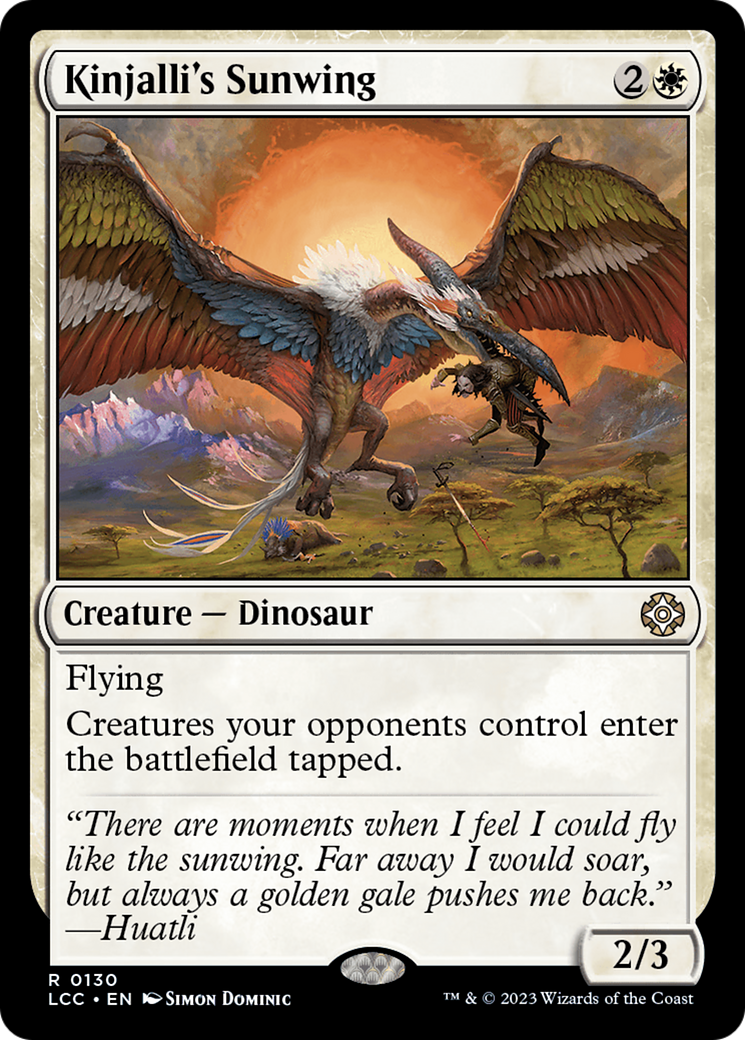 Kinjalli's Sunwing [The Lost Caverns of Ixalan Commander] | Dragon's Lair Comics and Fantasy Houston TX