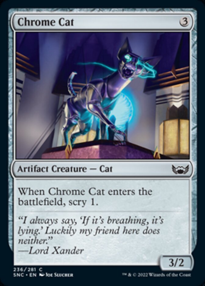 Chrome Cat [Streets of New Capenna] | Dragon's Lair Comics and Fantasy Houston TX